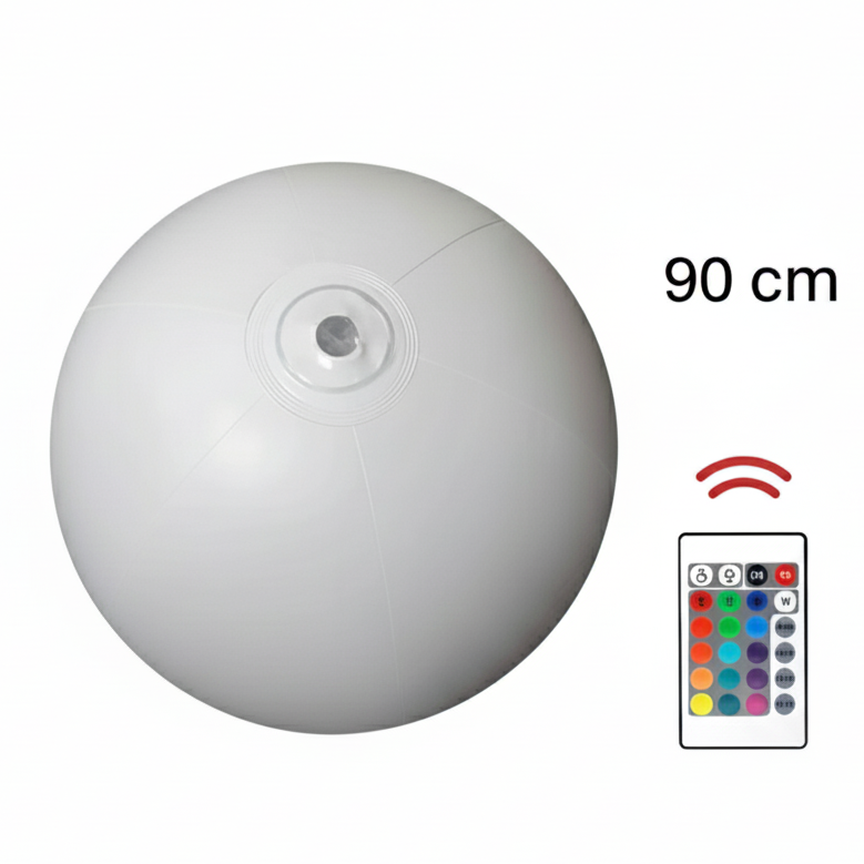 ballon de plage avec led 90 cm