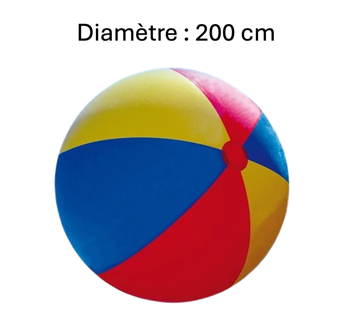 ballon de plage geant 200 cm