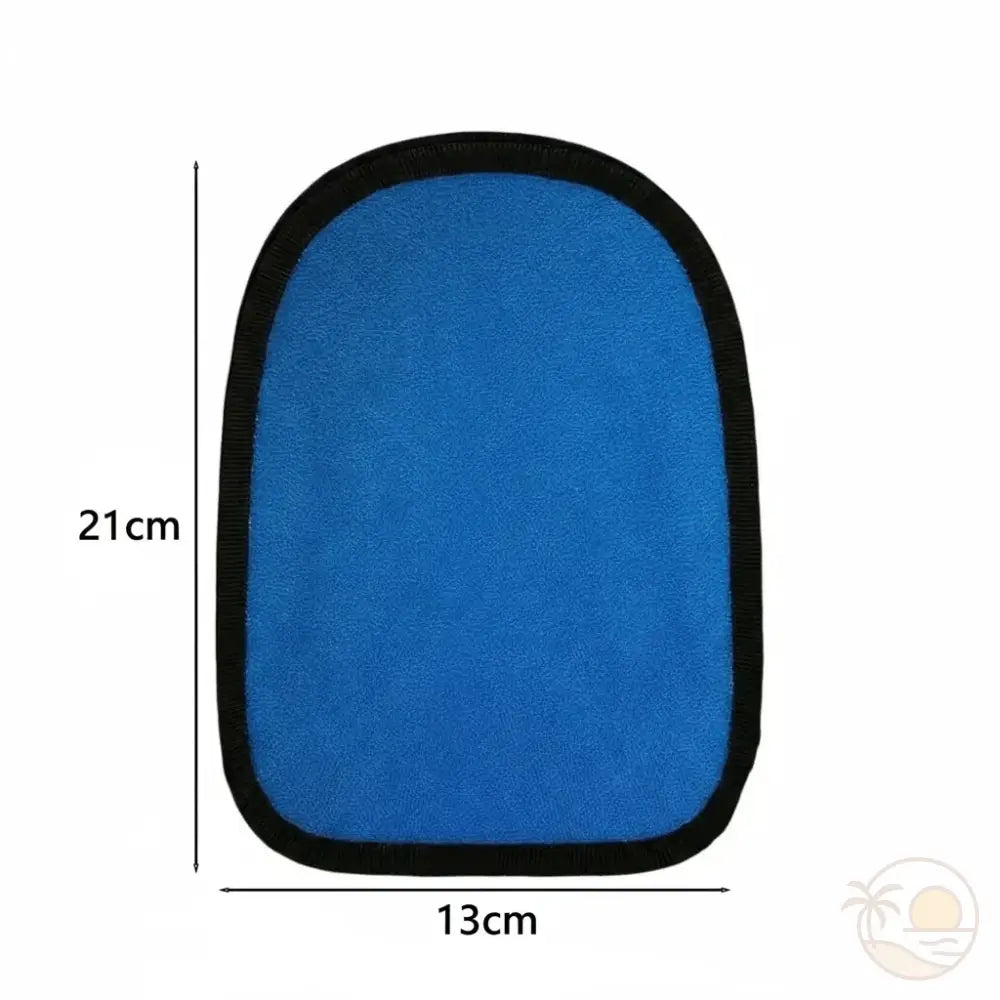 brosse anti-sable bleu dimensions