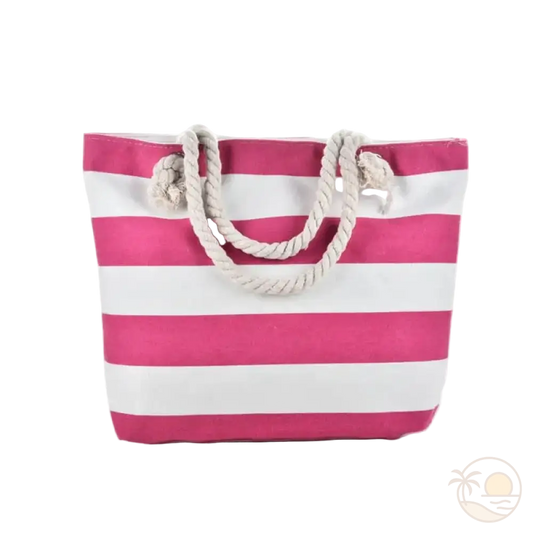 cabas sac de plage rose