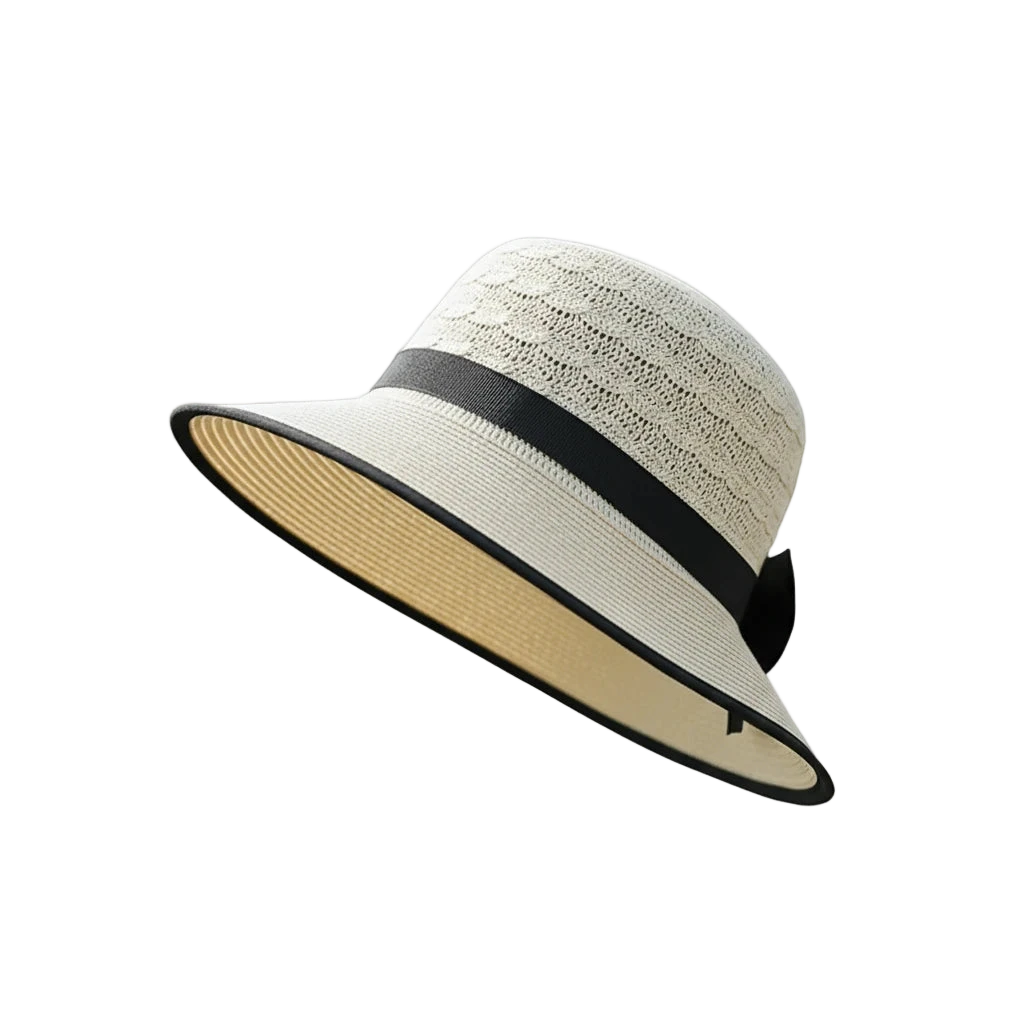 capeline chapeau blanc