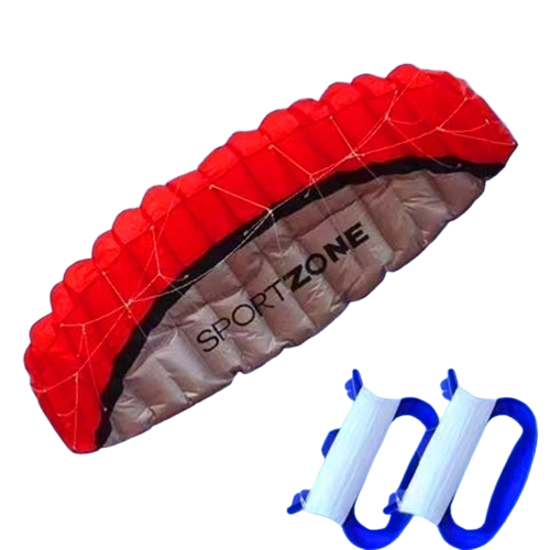 cerf-volant de traction rouge