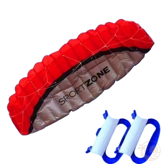 cerf-volant de traction rouge