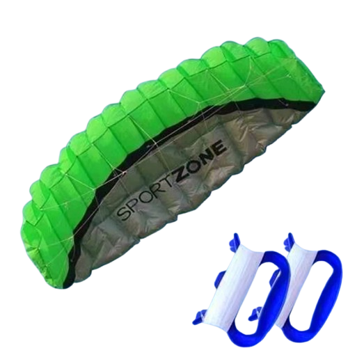 cerf-volant de traction vert