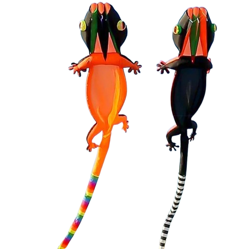 cerfs volants geants geckos