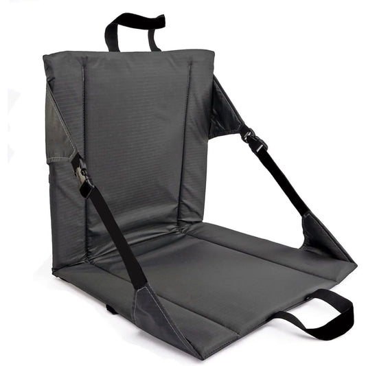 chaise de plage basse pliante grise