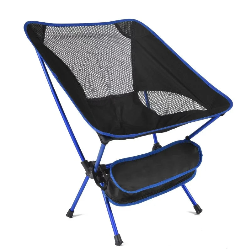 chaise de plage bleu marine
