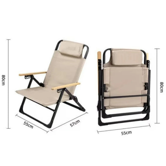 chaise de plage inclinable dimensions