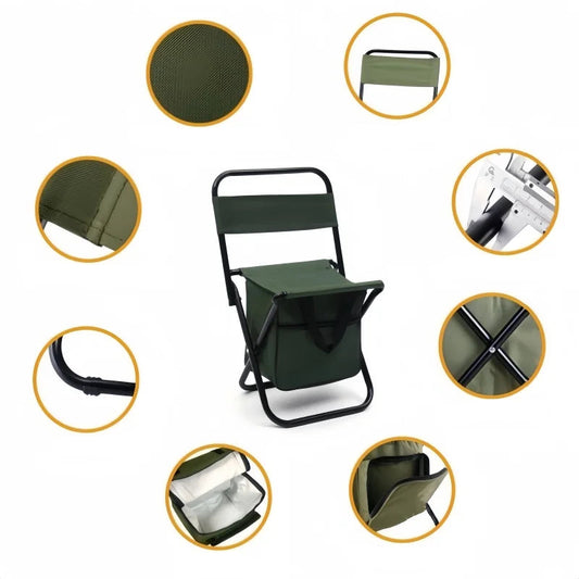 chaise de plage pliable avec rangement options