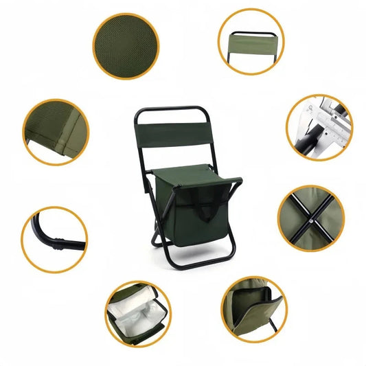 chaise de plage pliable avec rangement options