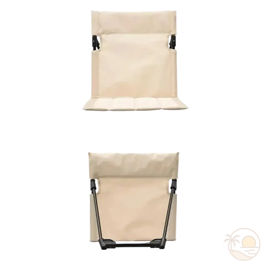 chaise de plage pliante ultra legere ouverte fermee