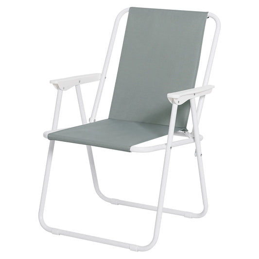chaise pliante de plage grise