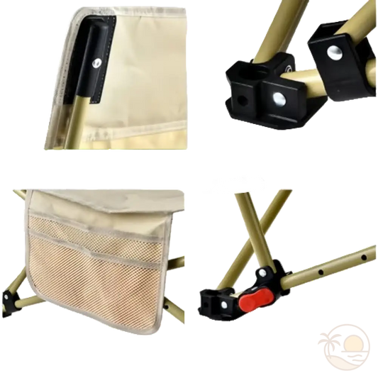 chaise transat de plage details