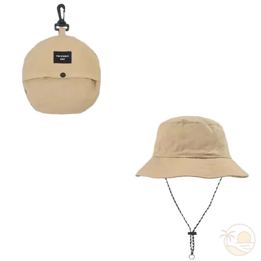chapeau bob beige ouvert ferme