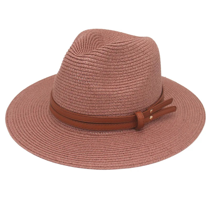 chapeau fedora femme rose terre