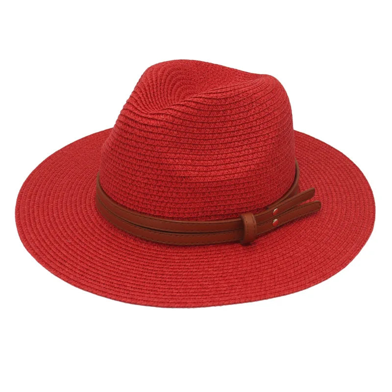 chapeau fedora femme rouge