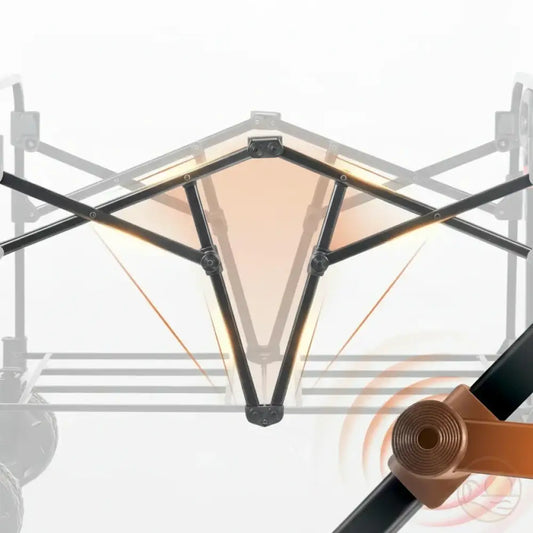 chariot pliant de plage structure