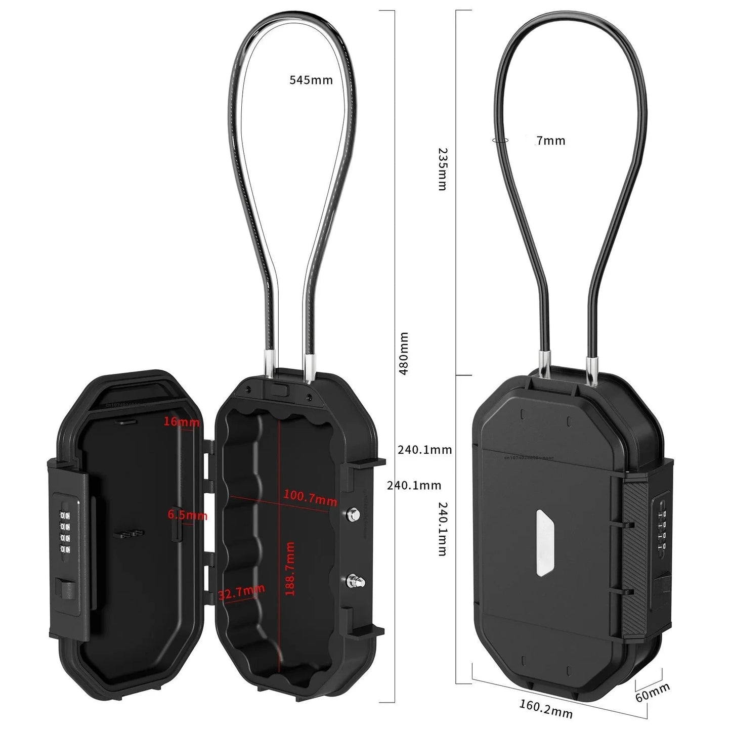 coffre anti-vol plage dimensions