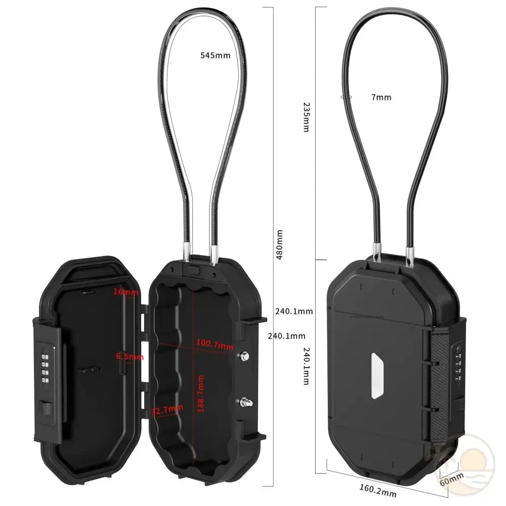 coffre anti-vol plage dimensions