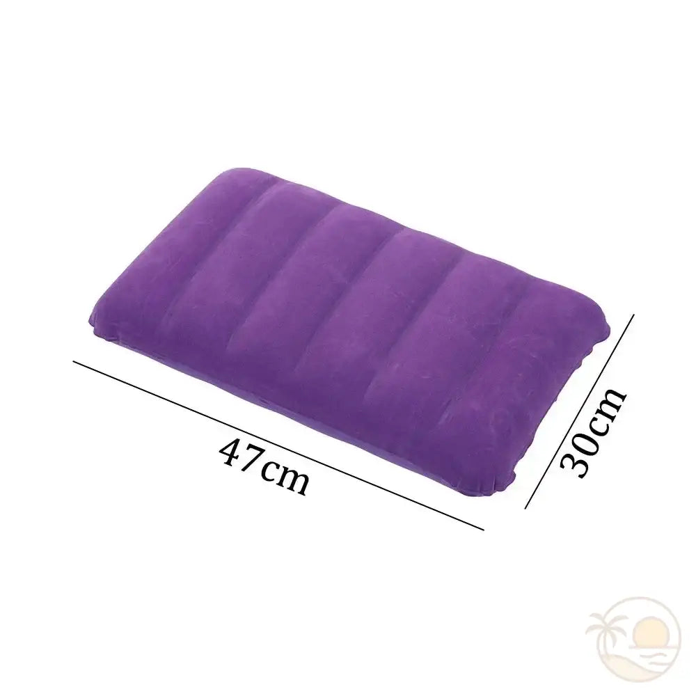 coussin de plage gonflable violet