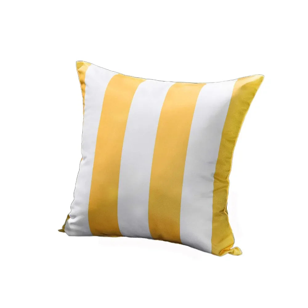 coussin de plage jaune