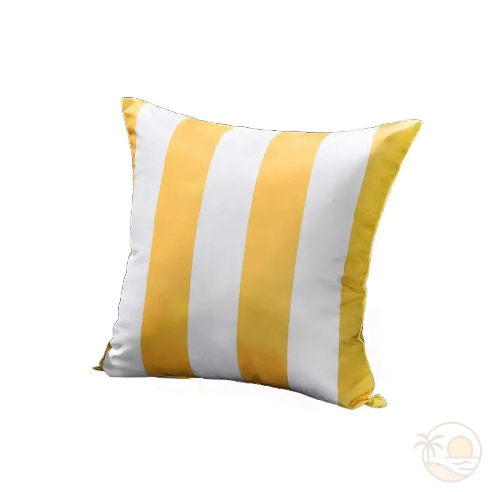 coussin de plage jaune