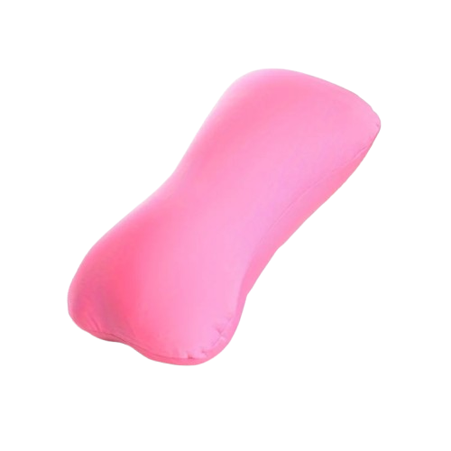 coussin de plage memoire de forme rose