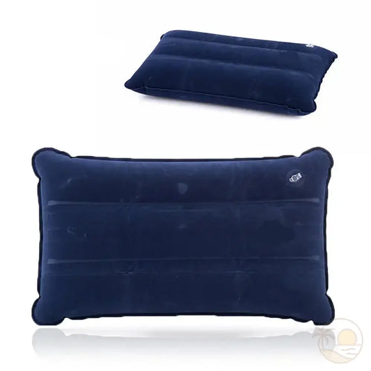 coussin de tete plage bleu marine zoom