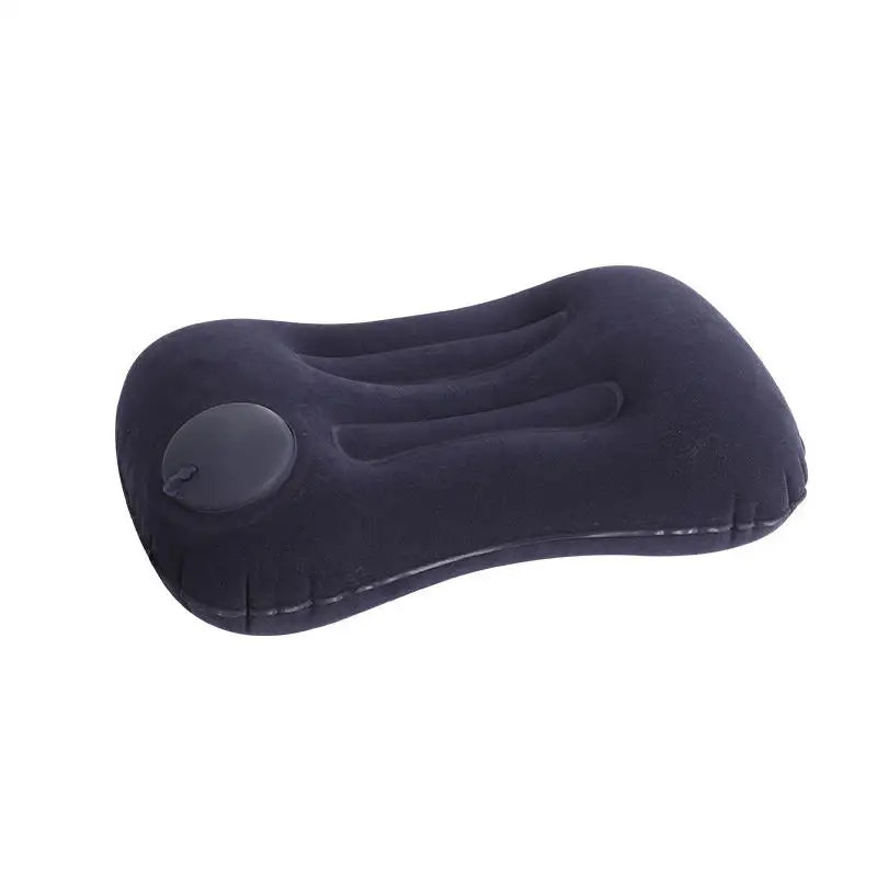 coussin gonflable de plage bleu marine