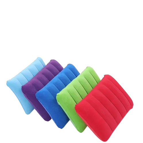 coussins de plage gonflables rouge vert bleu violet