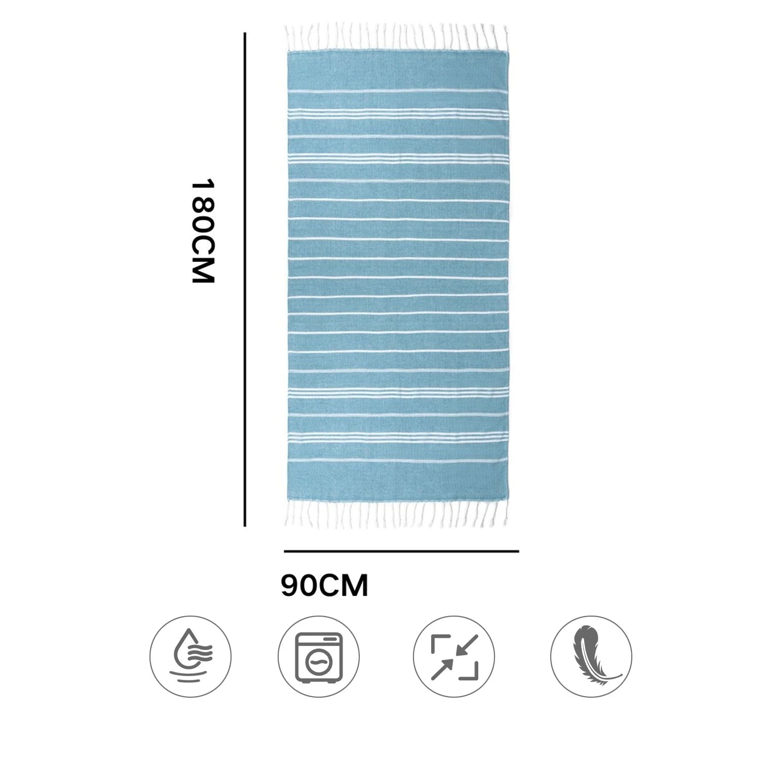 fouta de plage caracteristiques