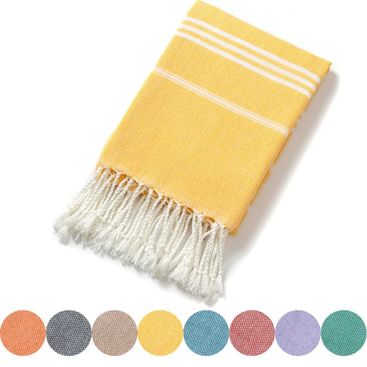 fouta de plage jaune couleurs