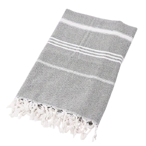 fouta plage gris