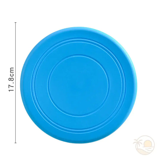frisbee chien bleu
