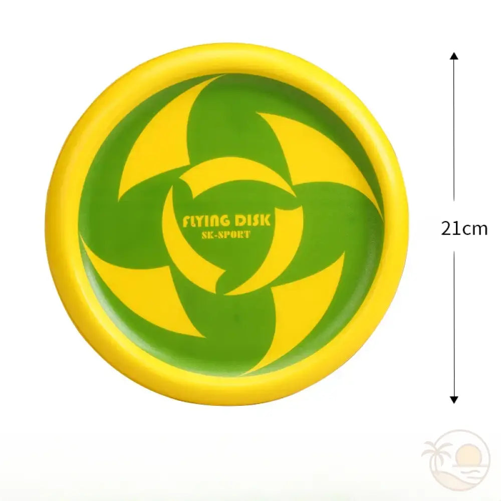 frisbee en mousse vert