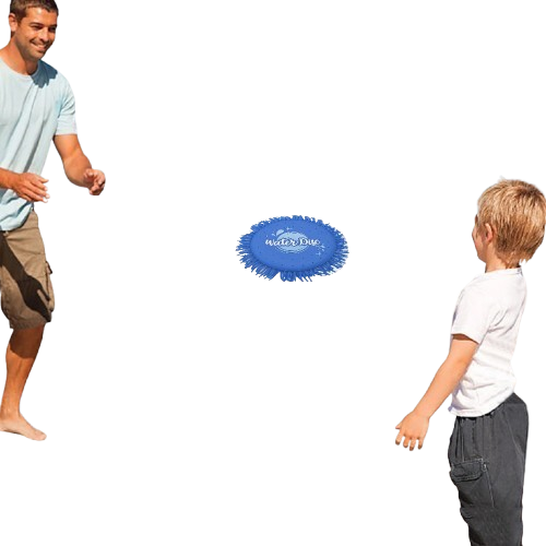 frisbee jeu splash frisbee bleu plage jeu