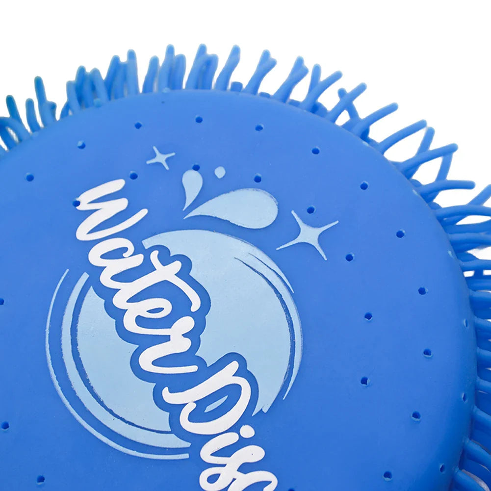 frisbee jeu splash frisbee bleu zoom