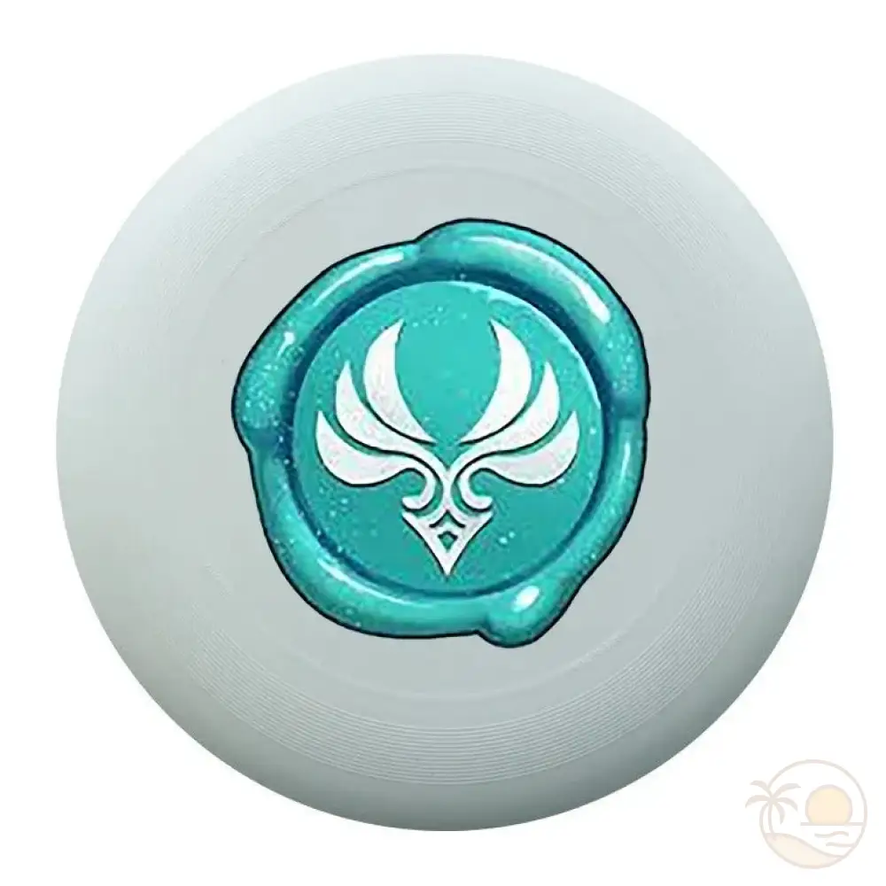 frisbee plage cachet de cire