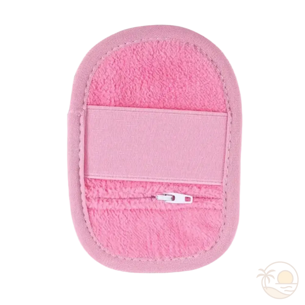 gant anti grains de sable rose