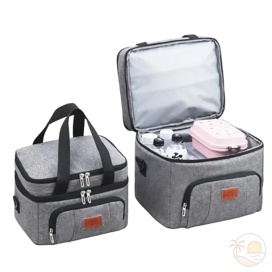 glaciere souple gris petit grand interieur