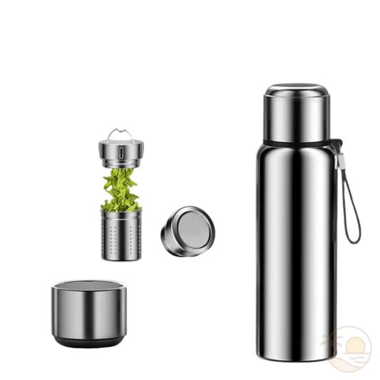 gourde isotherme 2l argent