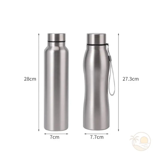 gourdes isothermes inox droit ondule dimensions