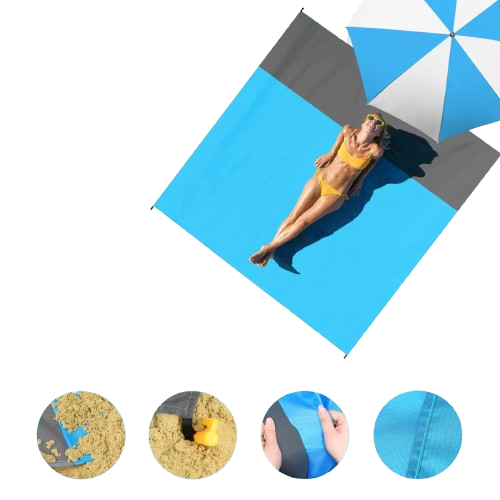 grand tapis de plage caractéristiques