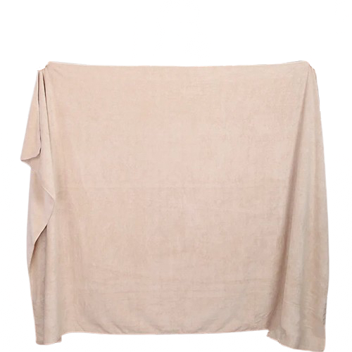 grande serviette de plage beige