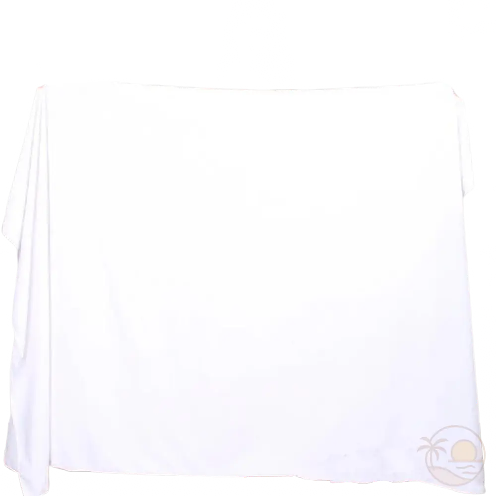 grande serviette de plage blanche