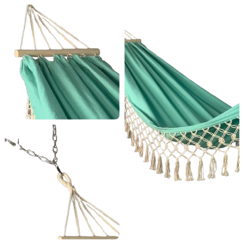 hamac suspendu vert zoom