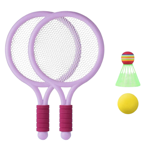 jeu de raquettes de plage violet