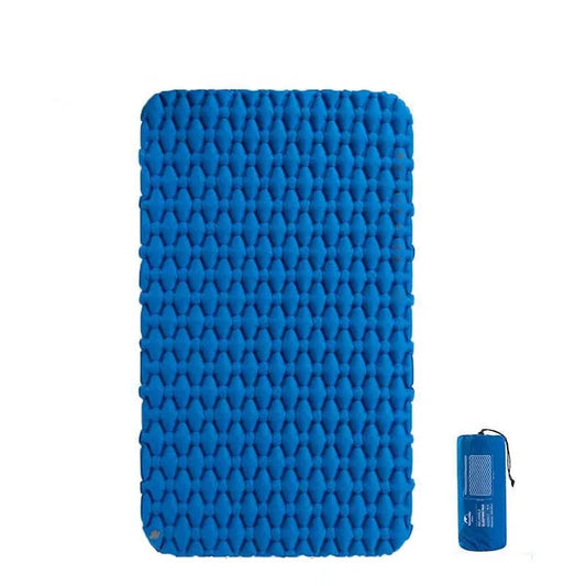 matelas de plage pliable bleu sac