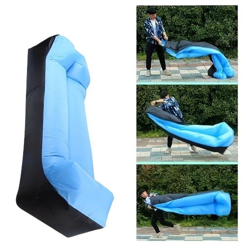 matelas gonflable de plage installation