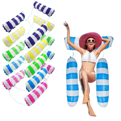 matelas piscine gonflables multicolores